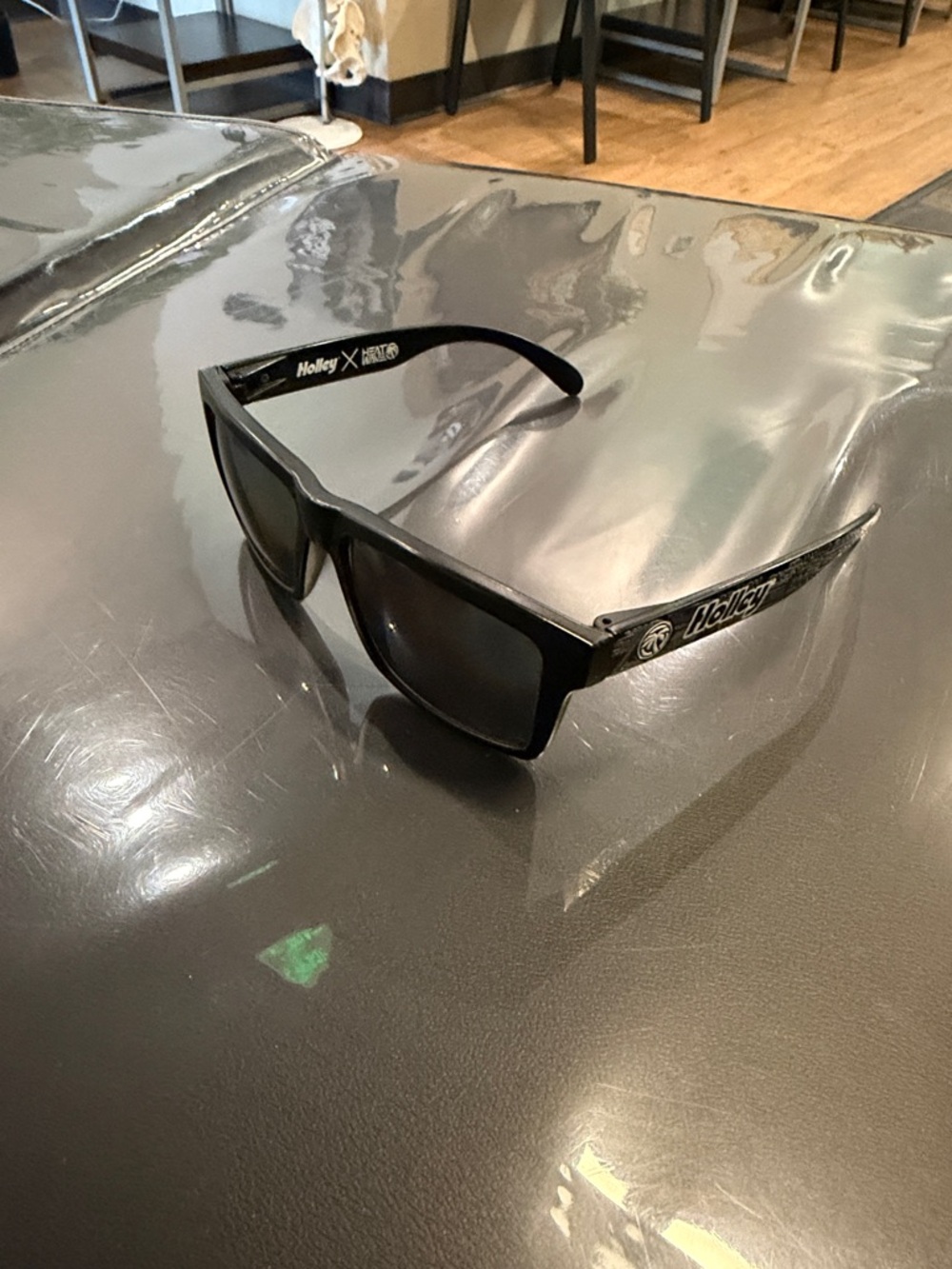 Holley Black Wayfarer Sunglasses